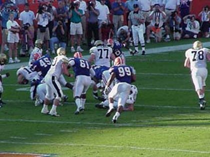 Vanderbilt at Florida football November 6, 1999