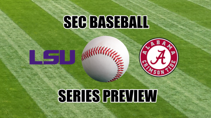 Alabama-LSU baseball series preview