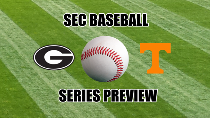 Georgia at Tennessee baseball series preview