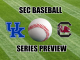 South Carolina-Kentucky sec baseball series preview