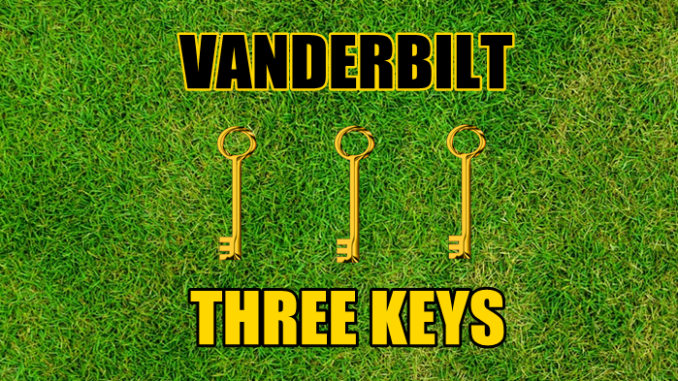 Vanderbilt football Three keys