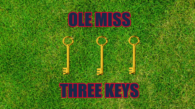 Three keys Ole Miss