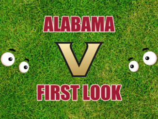 Alabama first look Vanderbilt