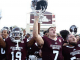 Mississippi State football players celebrate