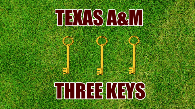 Three-keys-Texas A&M