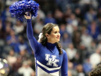 Kentucky Cheerleader at SEC-T 2019