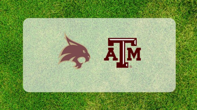 Texas A&M-Texas State logos