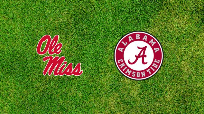 Ole Miss and Alabama logos