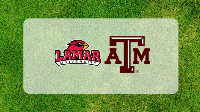 Texas A&M and Lamar logos