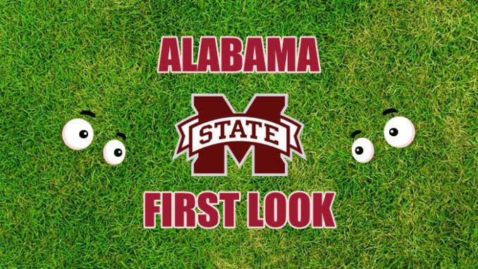 Eyes on Mississippi State logo