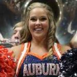 Auburn cheerleader-