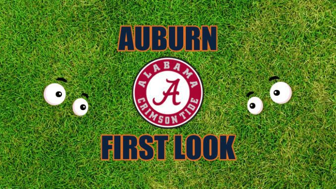 Auburn First-look Alabama.