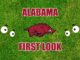 Alabama football first look Arkansas