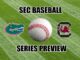 South Carolina-Florida baseball series preview