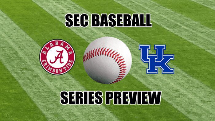 Kentucky-Alabama baseball series preview