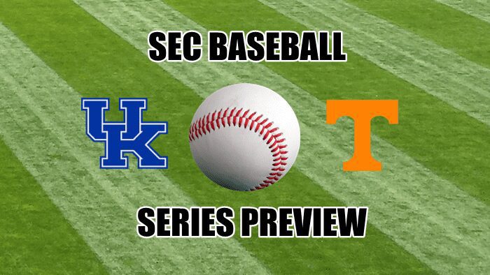 SEC Baseball Preview Kentucky at Tennessee