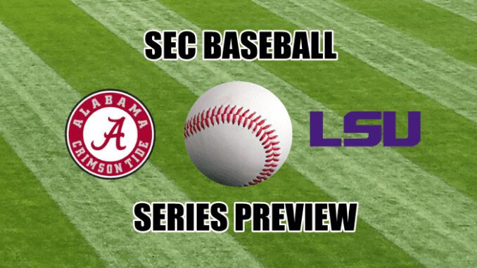 LSU-Alabama baseball series preview
