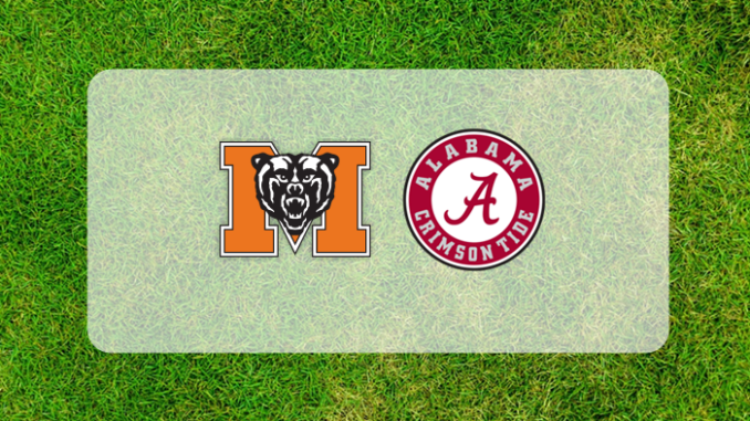 Alabama-Mercer football preview