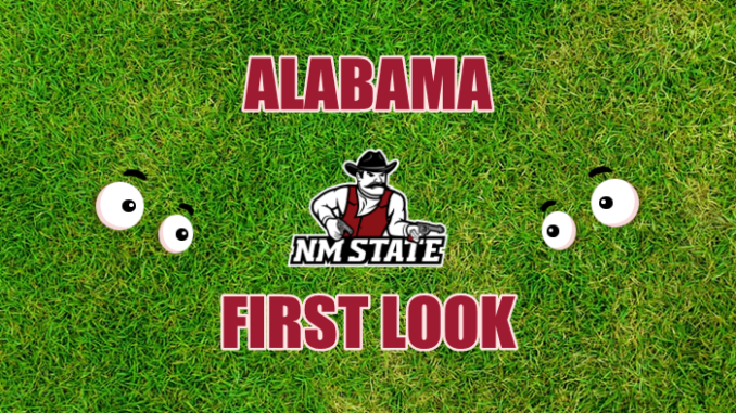 Alabama first look New Mexico State