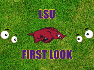 LSU football First-look Arkansas