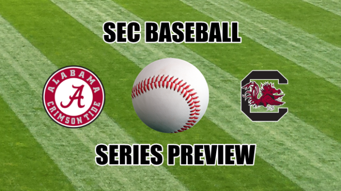 Alabama-South Carolina baseball series preview
