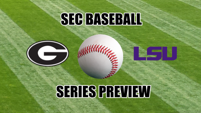 LSU-Georgia baseball series preview