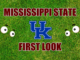 Mississippi State First look Kentucky